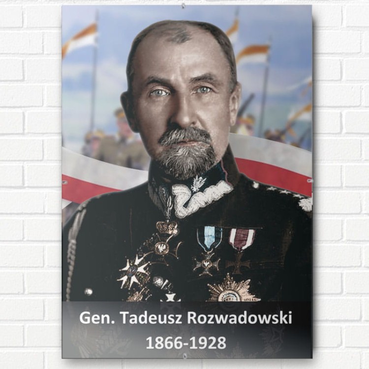 Tadeusz Rozwadowski - obrazek w antyramie A3 lub A4