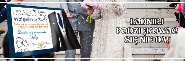 Wyjątkowy i oryginalny pomysł na podziękowanie dla świadka ślubu