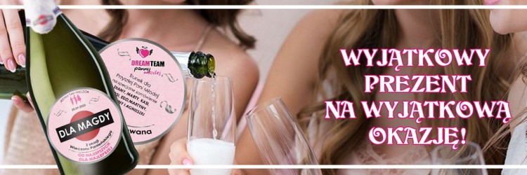 Wyjątkowy upominek dla koleżanki z okazji Panieńskiego - etykieta na Martini z personalizacją