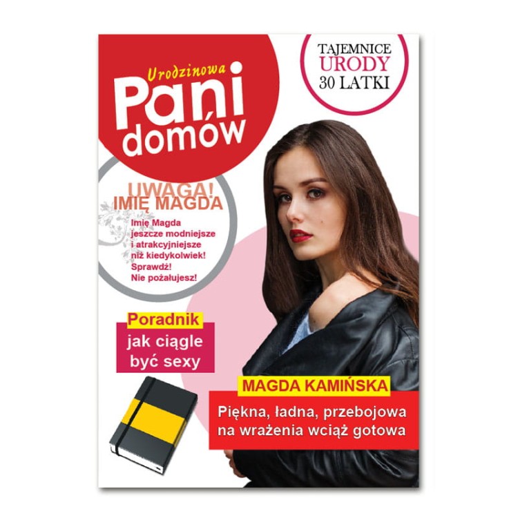 Personalizowana okładka gazety Pani Domu na urodziny