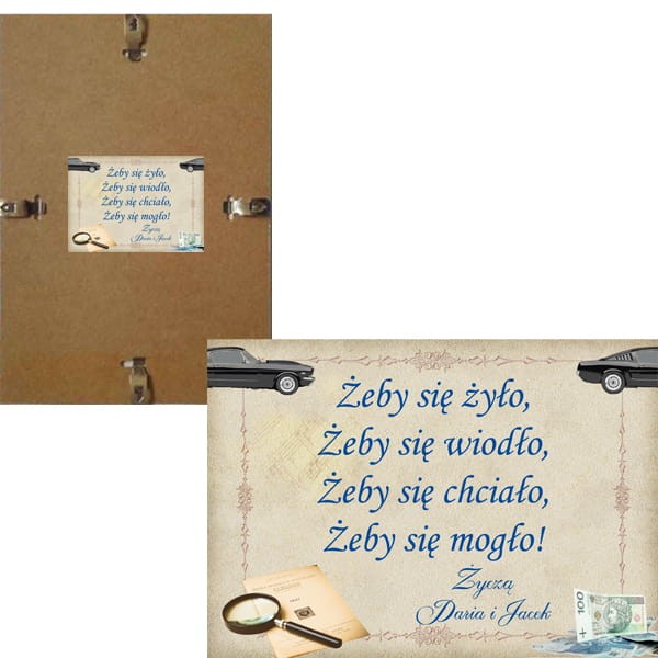 Personalizowane okładki gazet z dedykacją dla niego