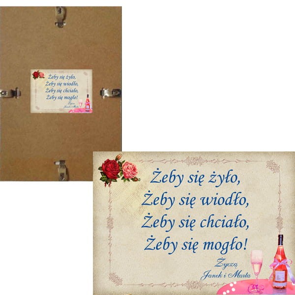 Personalizowane okładki gazet z dedykacją dla niej