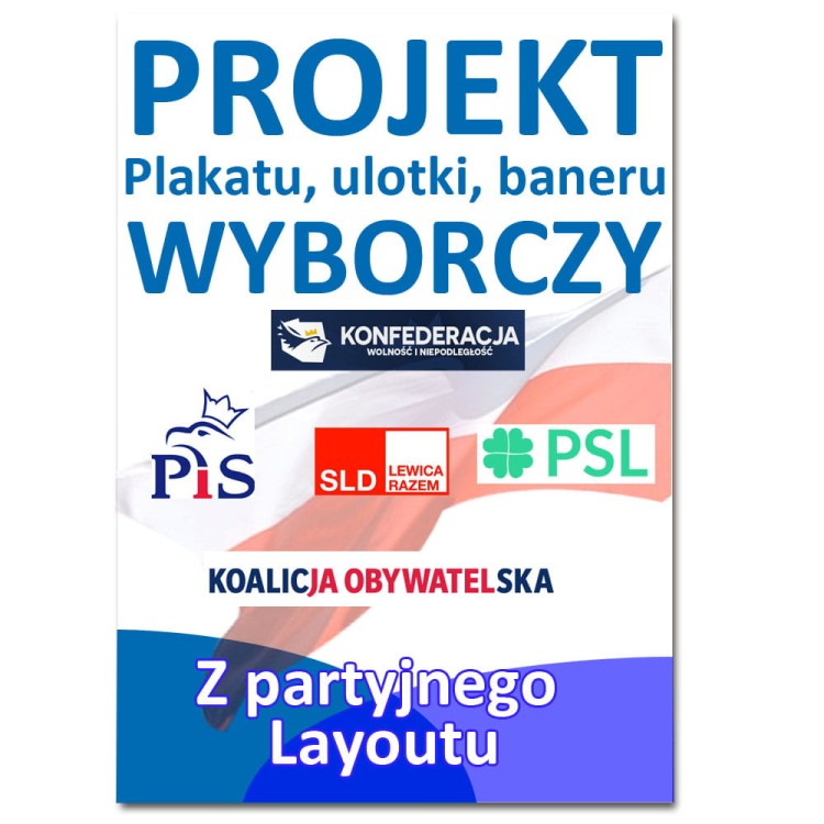 Profesjonalne projekty materiałów wyborczych do druku