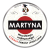 Etykieta z personalizacją dla absolwenta studiów: licencjata magistra na Martini