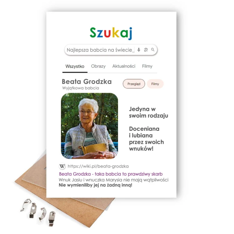 Wyjątkowy prezent na Dzień Babci - ramka z życzeniami