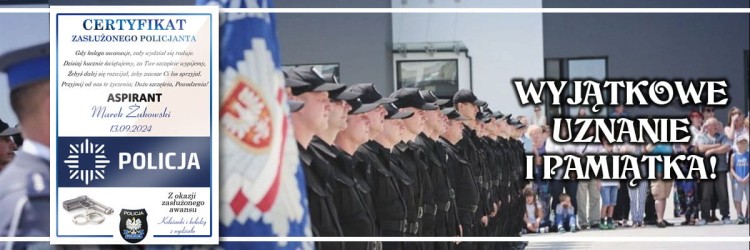 Wyjątkowy i oryginalny prezent dla awansowanego policjanta