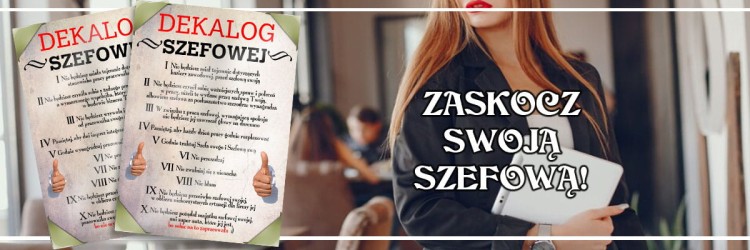 Wyjątkowy prezent dla szefowej / pracodawczyni