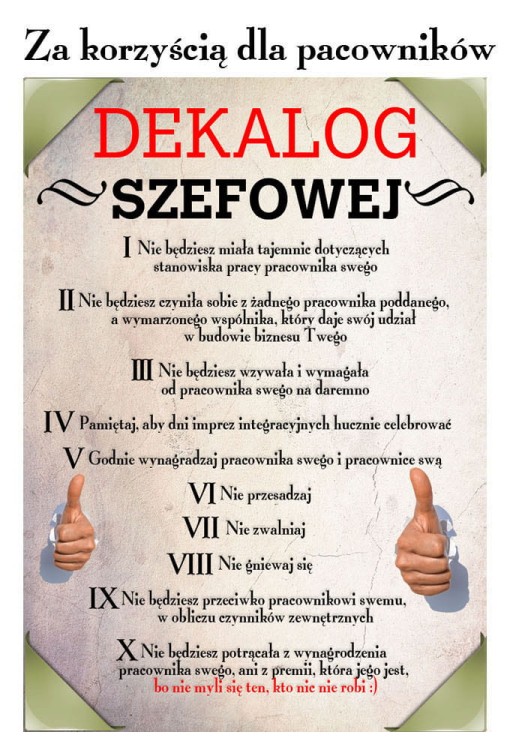 Prezent od pracowników dla Pracodawcy