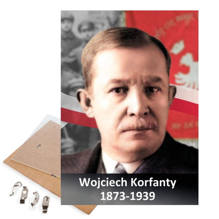 Oryginalny portret Wojciecha Korfantego do zawieszenia na ścianę