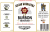 Etykieta JIM BEAM z dedykacją dla górnika na Barbórkę