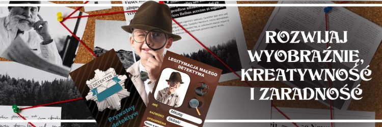 Prezent edukacyjny dla dzieci - Legitymacja Detektywa ze zdjęciem, imieniem, nazwiskiem i uprawnieniami