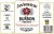 Podziękowanie dla Chrzestnego, Chrzestnej - etykieta na whisky JIM BEAM