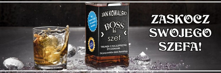Wyjątkowy prezent na każdą okazję dla szefa i kierownika - wyjątkowa etykieta na whiskey Jack Daniel's