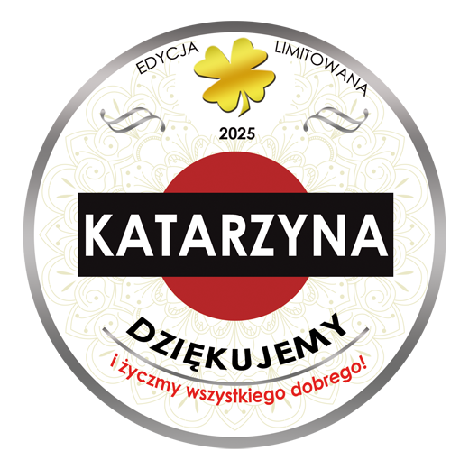 Etykieta z personalizacją na odejście z pracy, pożegnanie