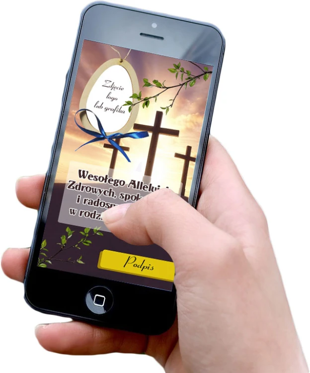 Mobilna Kartka Świąteczna z życzeniami Wielkanocnymi - Cyfrowa e-kartka