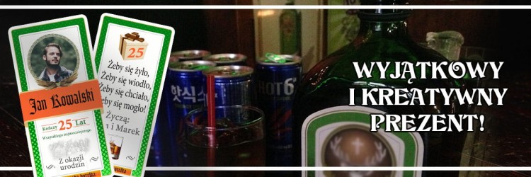 Wyjątkowy prezent - Etykieta na Jegermaistera z personalizacją