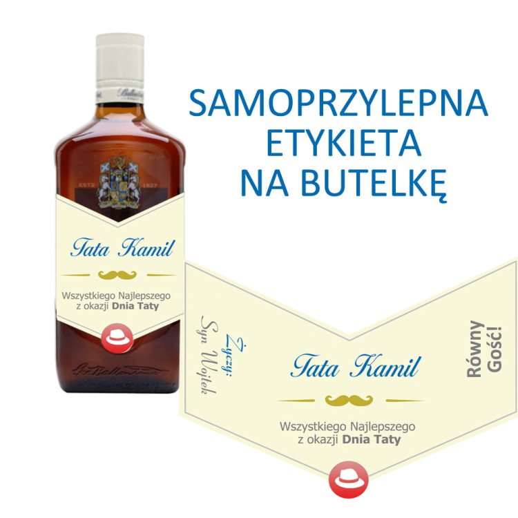 Etykieta personalizowana na Dzień Ojca Ballant