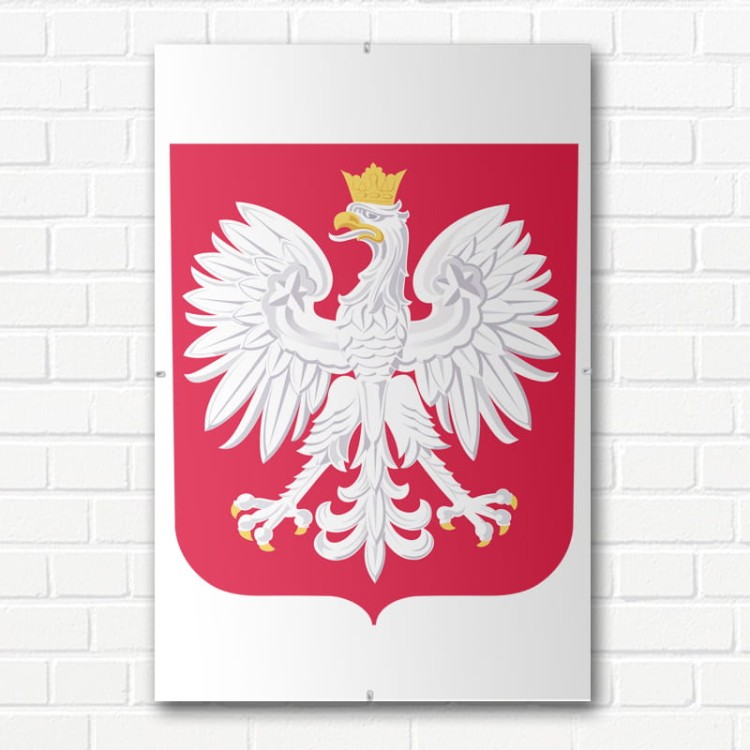 Herb narodowy, godło 3 RP do zawieszenia na ścianę