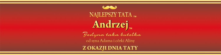 Etykieta na Johnnie Walker z personalizacją na DzieńTAty