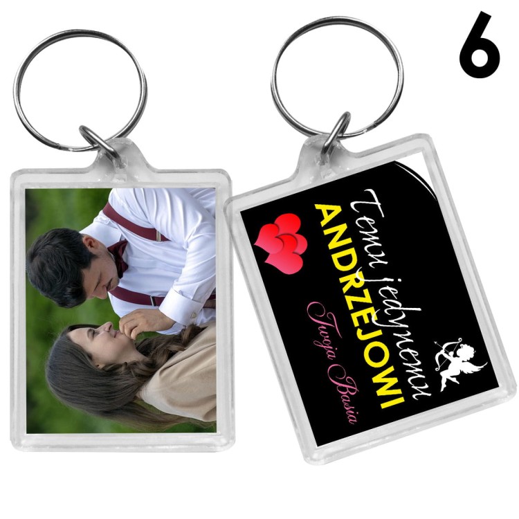 Personalizowana zawieszka do kluczy na imieniny