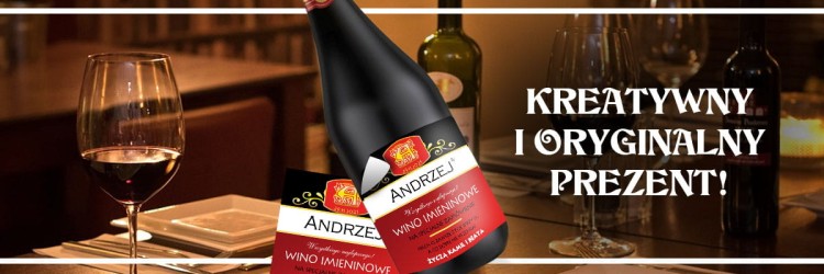 Wyjątkowy prezent na andrzejki i imieniny - oryginalna etykieta