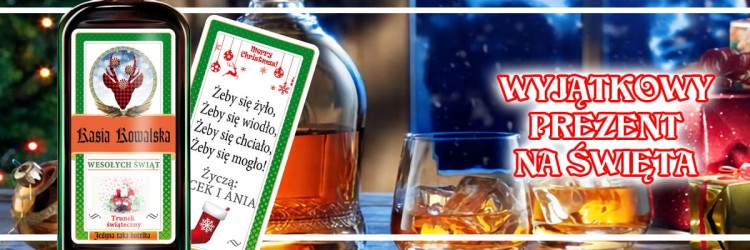 Wyjątkowy prezent pod choinkę etykieta Jagermeister
