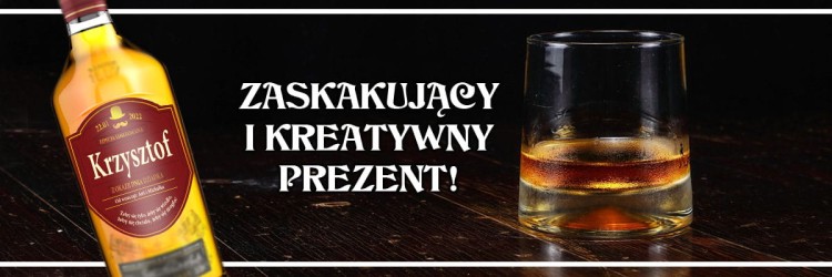 Wyjątkowy prezent na dzień dziadka etykieta na alkohol Grants