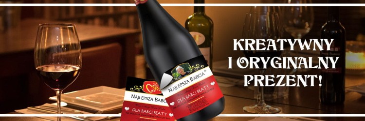 Wyjątkowy prezent na Dzień Babci - etykieta personalizowana