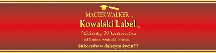 Oryginalny prezent dla maturzysty - etykieta Johnny Walker