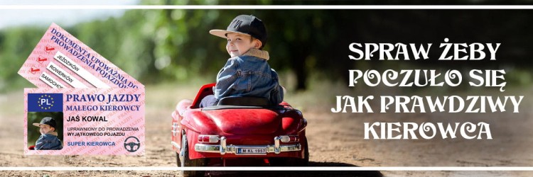 Prawo jazdy dla dziecka do jeździka