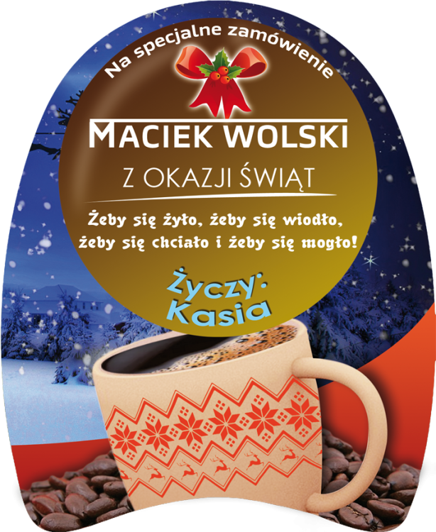 Personalizowana etykieta na kawę - wyjątkowy prezent świąteczny dla miłośników kawy