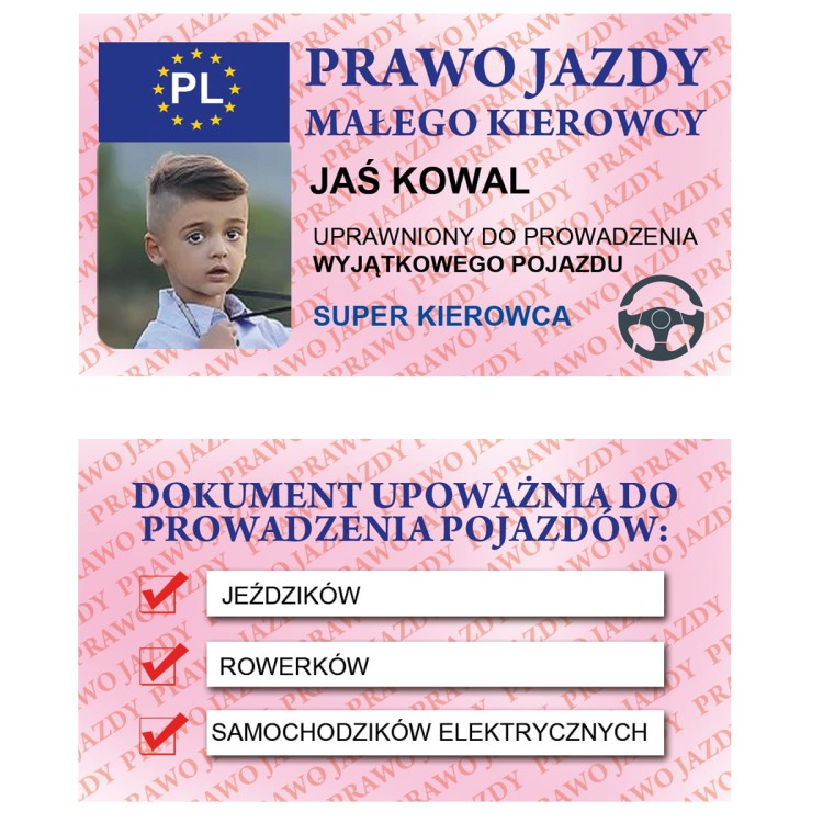 Prawko dla małych kierowców