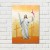 Obrazek religijny z Jezusem Chrystusem Zmartwychwstałym - tło Golgota