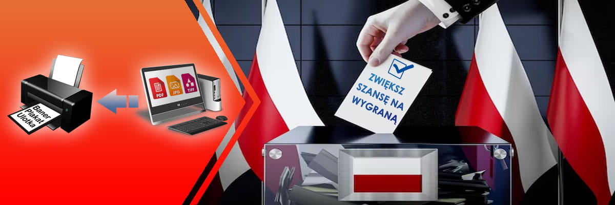 Projektowanie materiałów wyborczych - Plakaty, banery, ulotki