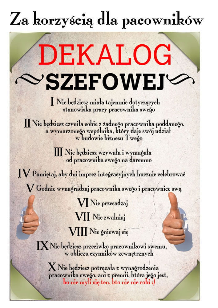 Prezent od pracowników dla pracodawczyni