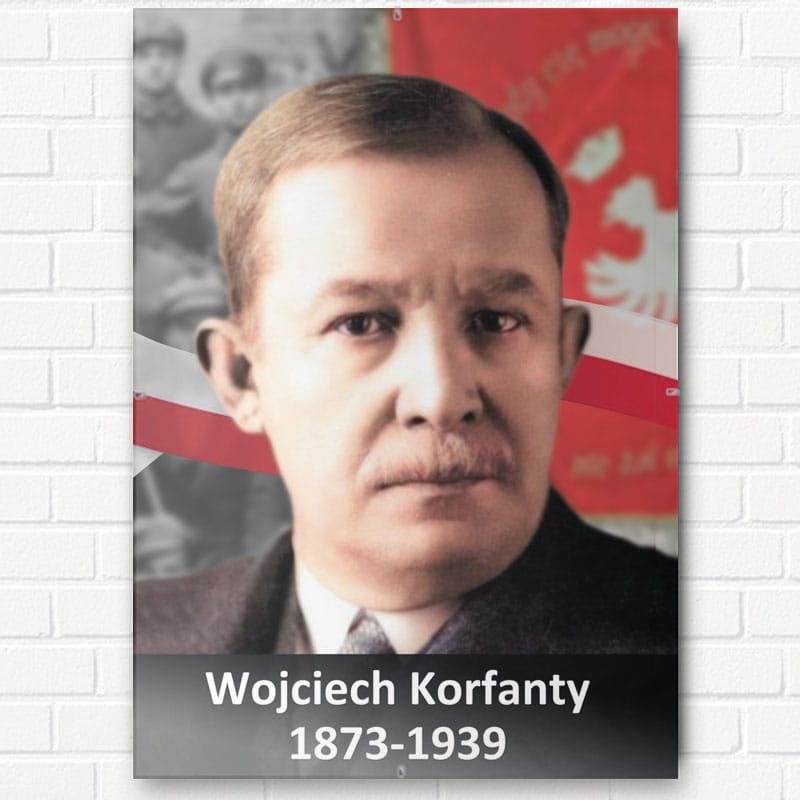 Wojciech Korfanty - portret A4 lub A3 w antyramie
