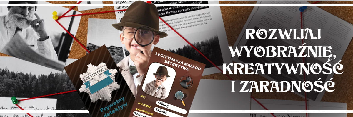 Legitymacja dla małego detektywa - personalziwoana licencja detektywistyczna
