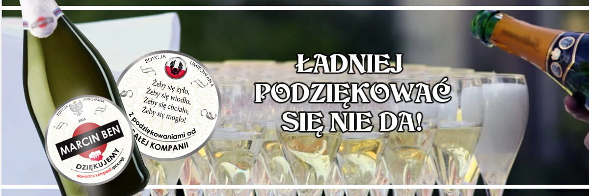 Personalizowane etykiety dla Żołnierza z podziękowaniem za służbę