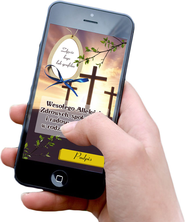 Cyfrowa kartka z życzeniami Świątecznym Wielkanocnymi