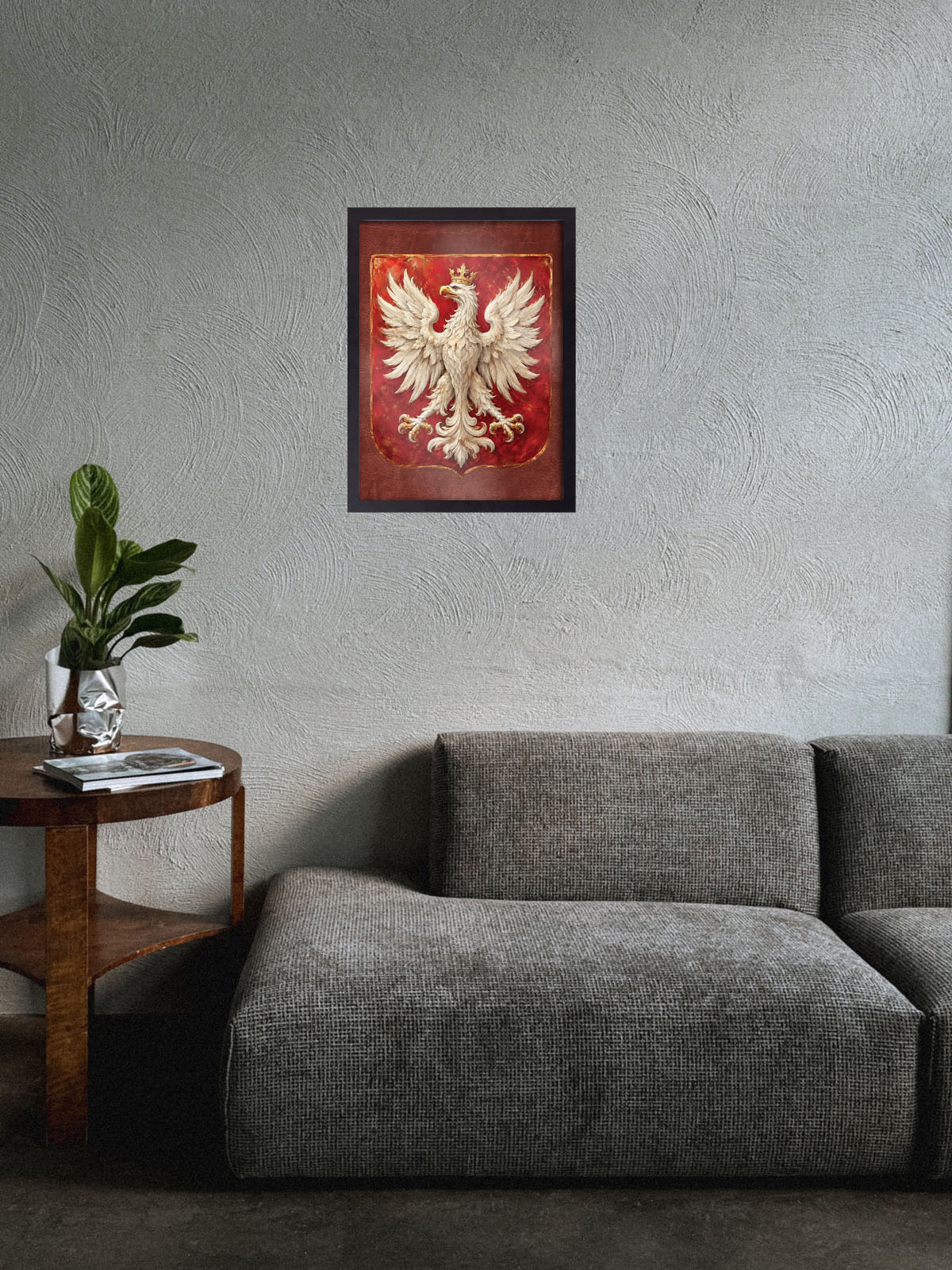 Polskie godło II RP przerobione - agrasywna wersja